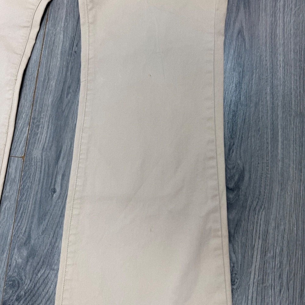 American Eagle Artist Low Rise Khaki Pants Women's 6R Stretch Beige Chino - Picture 12 of 16